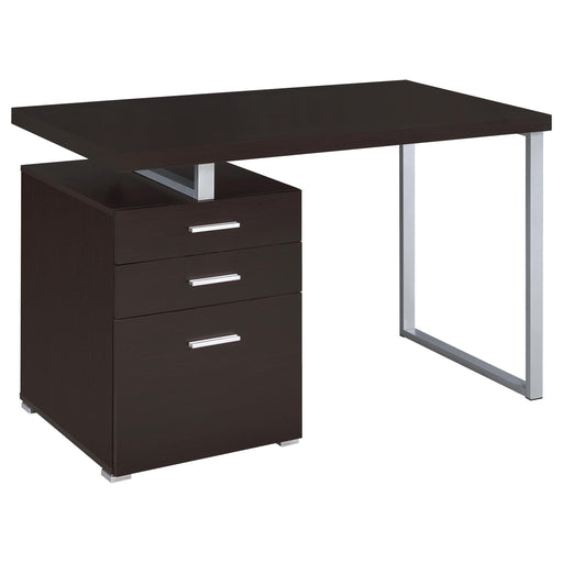Brennan 3-drawer Office Desk Cappuccino - Imperial Furniture (Las Vegas, NV) - Multi Location