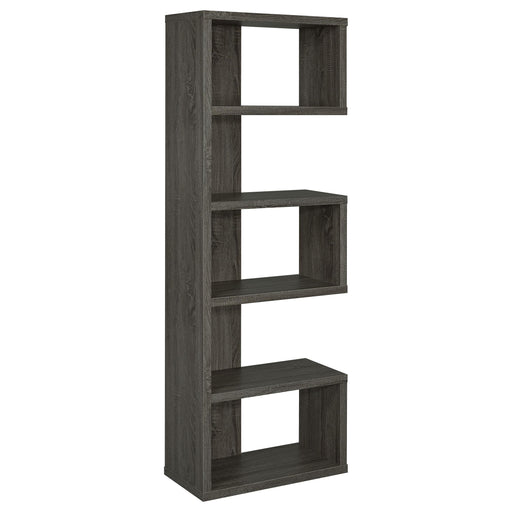 Joey 5-tier Bookcase Weathered Grey - Imperial Furniture (Las Vegas, NV) - Multi Location