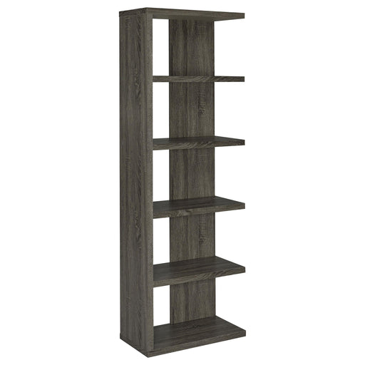Harrison 5-tier Bookcase Weathered Grey - Imperial Furniture (Las Vegas, NV) - Multi Location