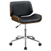 Addington Adjustable Height Office Chair Black and Chrome - Imperial Furniture (Las Vegas, NV) - Multi Location