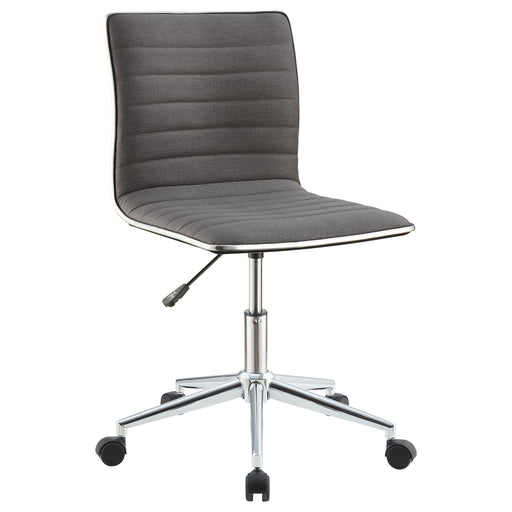 Chryses Adjustable Height Office Chair Grey and Chrome - Imperial Furniture (Las Vegas, NV) - Multi Location
