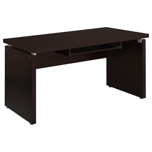 Skylar Computer Desk with Keyboard Drawer Cappuccino - Imperial Furniture (Las Vegas, NV) - Multi Location