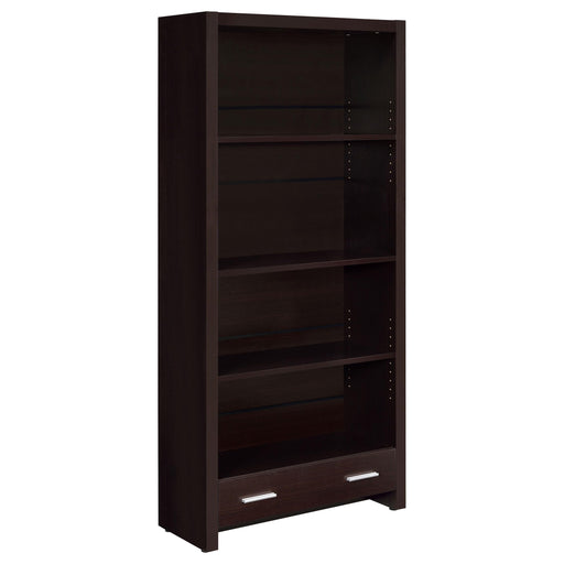 Skylar 5-shelf Bookcase with Storage Drawer Cappuccino - Imperial Furniture (Las Vegas, NV) - Multi Location