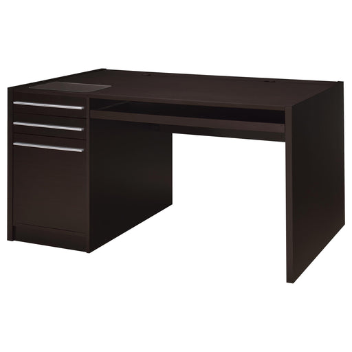 Halston 3-drawer Connect-it Office Desk Cappuccino - Imperial Furniture (Las Vegas, NV) - Multi Location