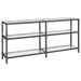 Kate 2-tier Bookcase Black Nickel - Imperial Furniture (Las Vegas, NV) - Multi Location
