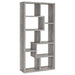 Theo 10-shelf Bookcase Grey Driftwood - Imperial Furniture (Las Vegas, NV) - Multi Location