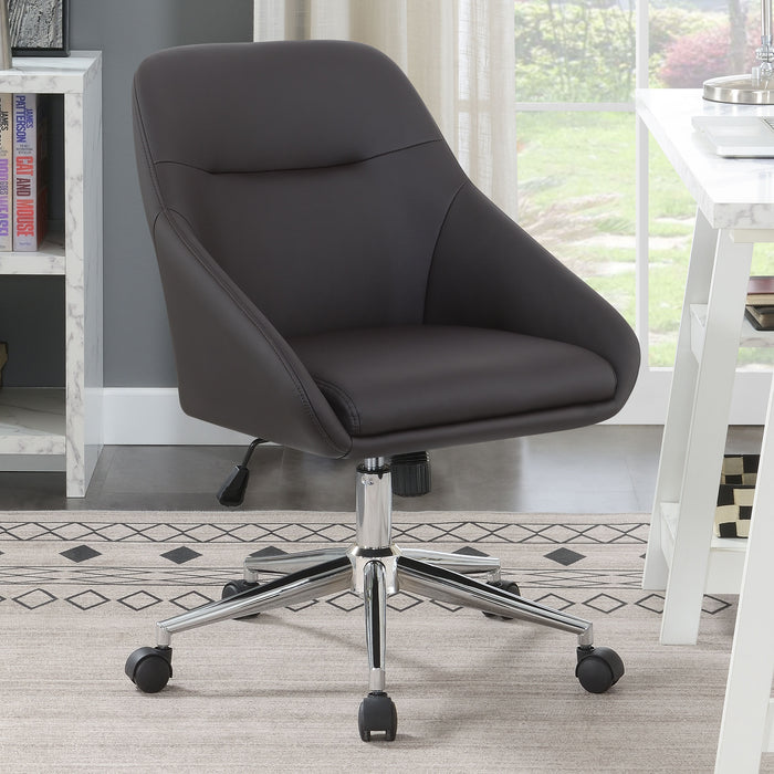 Jackman Upholstered Office Chair with Casters - Imperial Furniture (Las Vegas, NV) - Multi Location