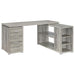 Yvette L-shape Office Desk Grey Driftwood - Imperial Furniture (Las Vegas, NV) - Multi Location