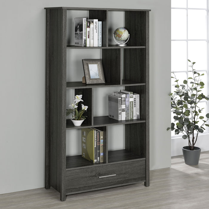 Dylan Rectangular 8-shelf Bookcase - Imperial Furniture (Las Vegas, NV) - Multi Location
