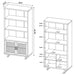 Maddox Bookshelf - Imperial Furniture (Las Vegas, NV) - Multi Location