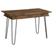 Sheeran Writing Desk with 4 Hidden Storages Rustic Amber - Imperial Furniture (Las Vegas, NV) - Multi Location