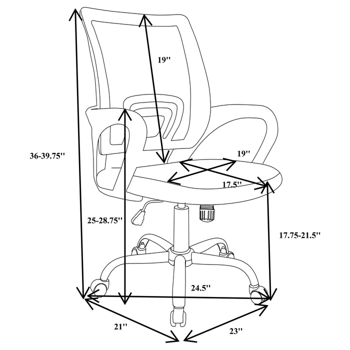 Felton Office Chair - Imperial Furniture (Las Vegas, NV) - Multi Location
