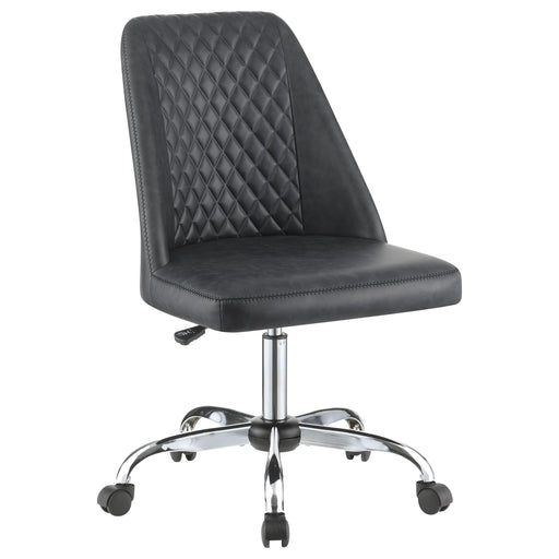 Althea Upholstered Tufted Back Office Chair Grey and Chrome - Imperial Furniture (Las Vegas, NV) - Multi Location