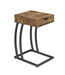 Troy Accent Table with Power Outlet Antique Nutmeg - Imperial Furniture (Las Vegas, NV) - Multi Location