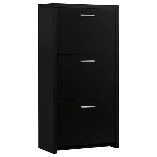 Vivian 3-drawer Shoe Cabinet Black - Imperial Furniture (Las Vegas, NV) - Multi Location