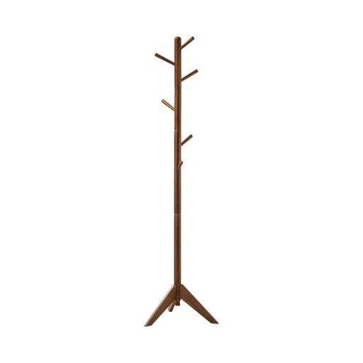 Devlin Coat Rack with 6 Hooks Walnut - Imperial Furniture (Las Vegas, NV) - Multi Location