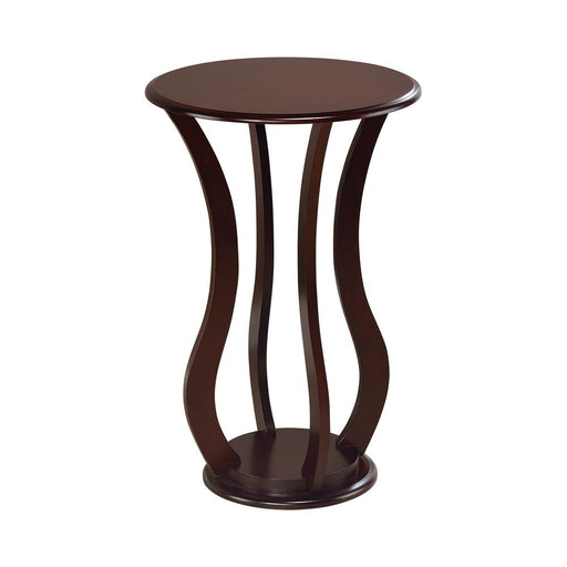 Elton Round Top Accent Table Cherry - Imperial Furniture (Las Vegas, NV) - Multi Location