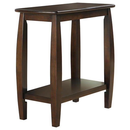 Raphael 1-shelf Chairside Table Cappuccino - Imperial Furniture (Las Vegas, NV) - Multi Location