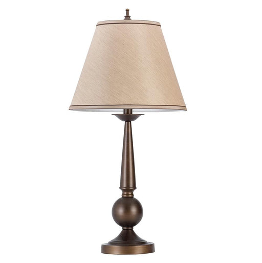 Ochanko Cone shade Table Lamps Bronze and Beige (Set of 2) - Imperial Furniture (Las Vegas, NV) - Multi Location