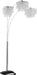 Miriam Crystal Drop Shade Floor Lamp Chrome - Imperial Furniture (Las Vegas, NV) - Multi Location