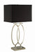 Izuku Rectangular Shade Table Lamp Black and Brushed Nickel - Imperial Furniture (Las Vegas, NV) - Multi Location