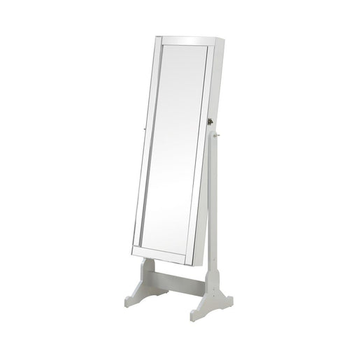 Yvonne Storage Jewelry Cheval Mirror Grey - Imperial Furniture (Las Vegas, NV) - Multi Location