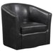 Turner Upholstery Sloped Arm Accent Swivel Chair Dark Brown - Imperial Furniture (Las Vegas, NV) - Multi Location