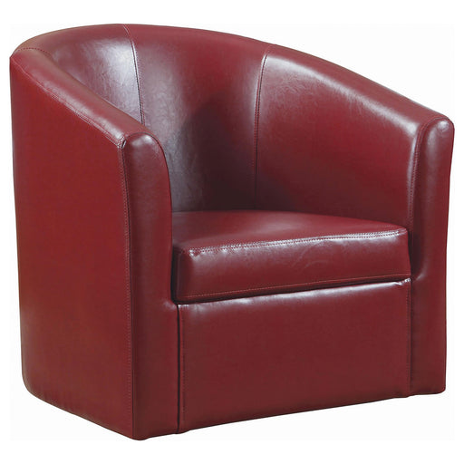Turner Upholstery Sloped Arm Accent Swivel Chair Red - Imperial Furniture (Las Vegas, NV) - Multi Location