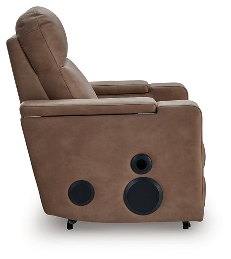 Lorrenton Power Glider Recliner with Audio System - Imperial Furniture (Las Vegas, NV) - Multi Location