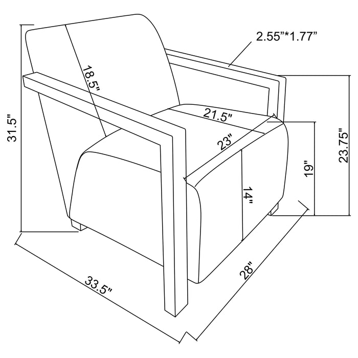 Diego Accent Chair - Imperial Furniture (Las Vegas, NV) - Multi Location