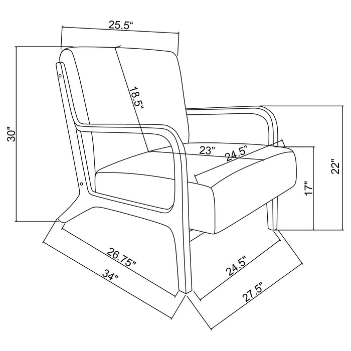 Foster Accent Chair - Imperial Furniture (Las Vegas, NV) - Multi Location
