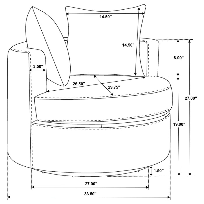 Debbie Accent Chair - Imperial Furniture (Las Vegas, NV) - Multi Location