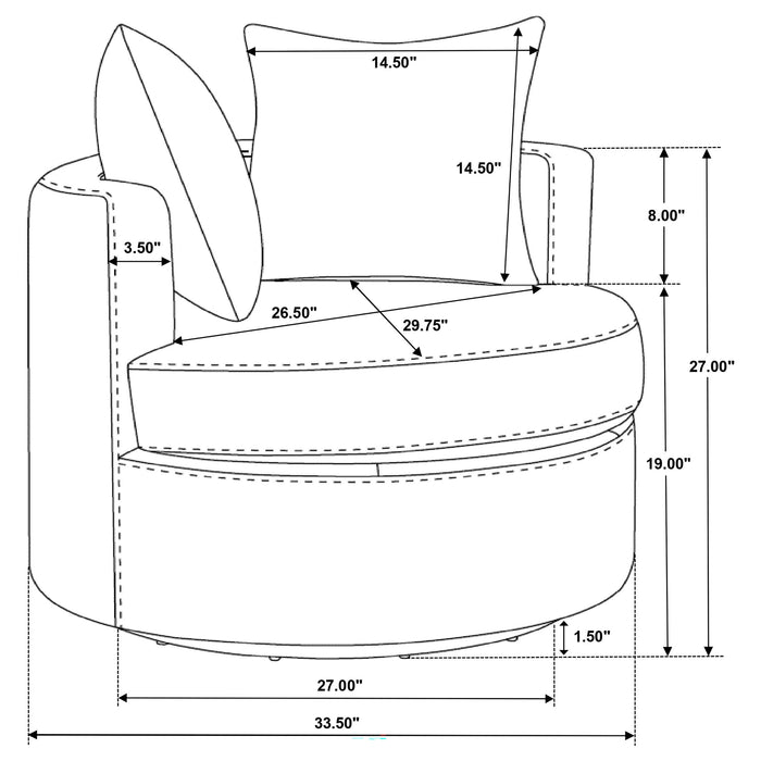 Debbie Accent Chair - Imperial Furniture (Las Vegas, NV) - Multi Location