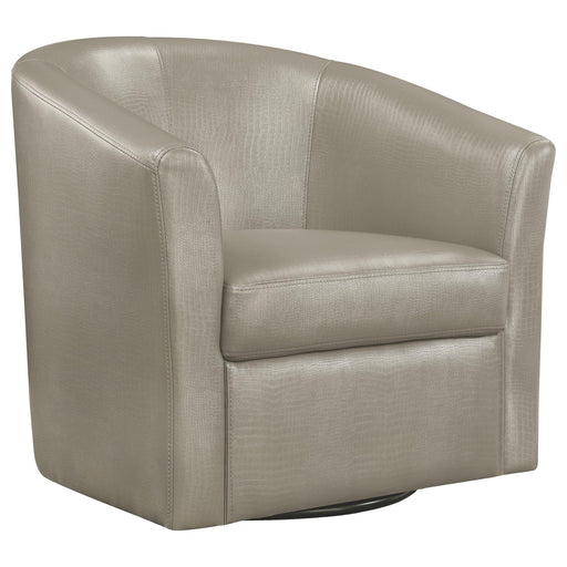 Turner Upholstery Sloped Arm Accent Swivel Chair Champagne - Imperial Furniture (Las Vegas, NV) - Multi Location