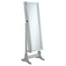 Elle Jewelry Cheval Mirror with Crytal Trim Silver - Imperial Furniture (Las Vegas, NV) - Multi Location