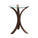 Edgar Round Accent Table Cappuccino - Imperial Furniture (Las Vegas, NV) - Multi Location