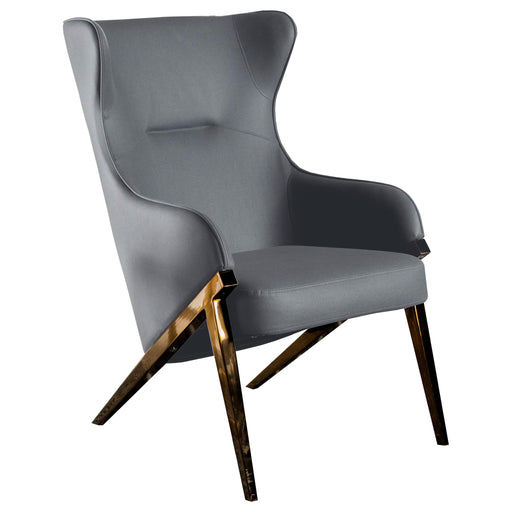 Walker Upholstered Accent Chair Slate and Bronze - Imperial Furniture (Las Vegas, NV) - Multi Location