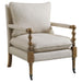 Dempsy Upholstered Accent Chair with Casters Beige - Imperial Furniture (Las Vegas, NV) - Multi Location