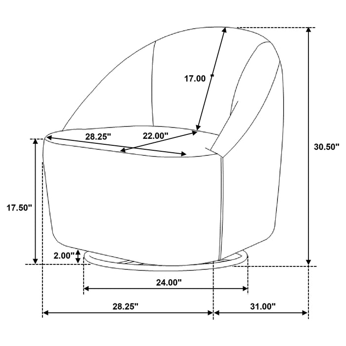 Leon Accent Chair - Imperial Furniture (Las Vegas, NV) - Multi Location