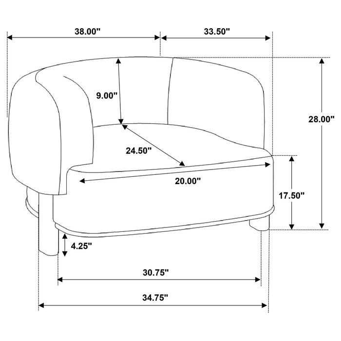 Lawler Accent Chair - Imperial Furniture (Las Vegas, NV) - Multi Location
