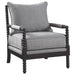Blanchett Cushion Back Accent Chair Grey and Black - Imperial Furniture (Las Vegas, NV) - Multi Location