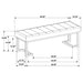 Mesa Bench - Imperial Furniture (Las Vegas, NV) - Multi Location
