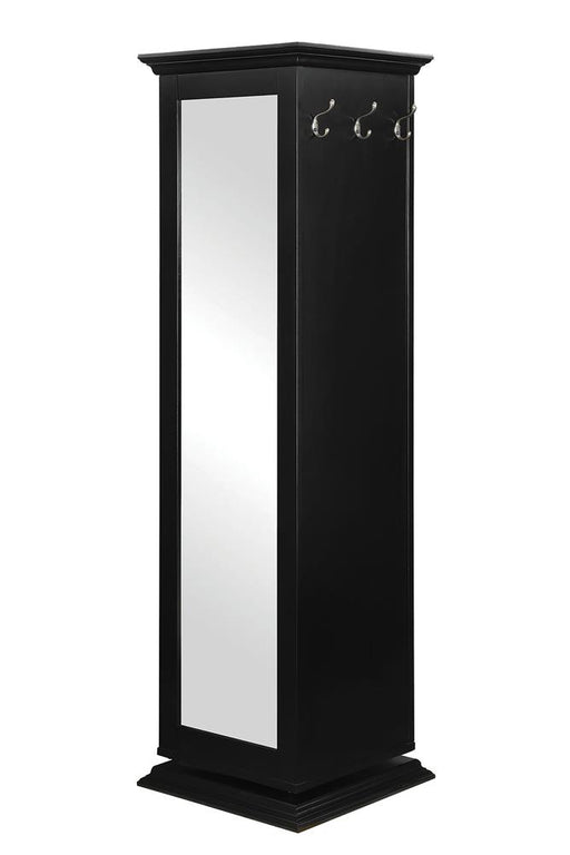 Robinsons Swivel Accent Cabinet with Cork Board Black - Imperial Furniture (Las Vegas, NV) - Multi Location