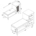 Teller 1-door Entryway Shoe Storage Cabinet Natural Oak - Imperial Furniture (Las Vegas, NV) - Multi Location