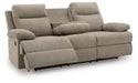Side-Swipe Reclining Sofa with Drop Down Table - Imperial Furniture (Las Vegas, NV) - Multi Location