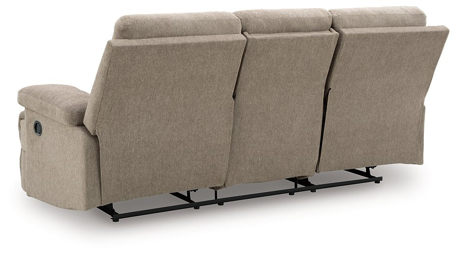 Side-Swipe Reclining Sofa with Drop Down Table - Imperial Furniture (Las Vegas, NV) - Multi Location