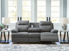 Side-Swipe Reclining Sofa with Drop Down Table - Imperial Furniture (Las Vegas, NV) - Multi Location