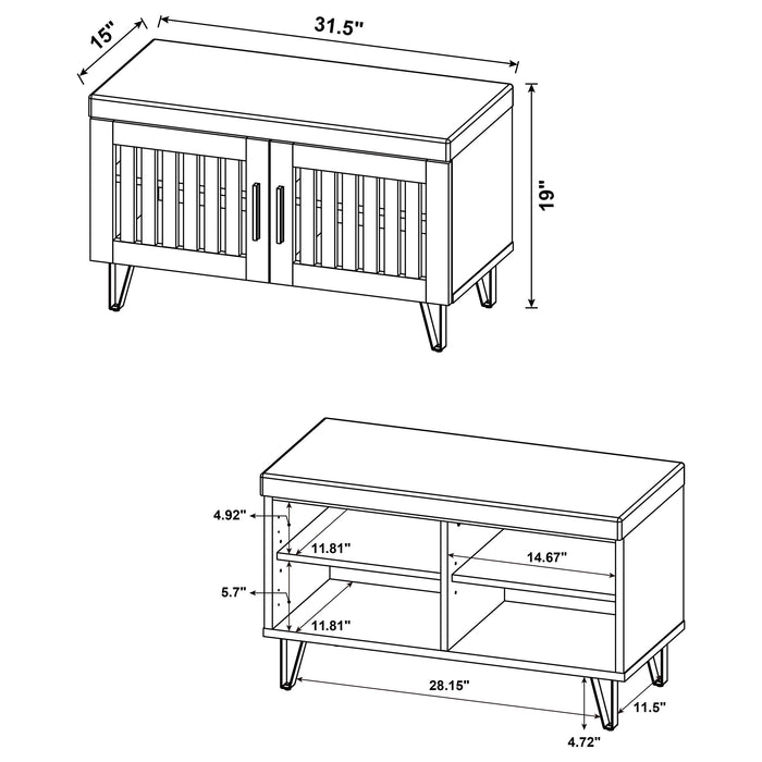 Brixton Storage Benches - Imperial Furniture (Las Vegas, NV) - Multi Location