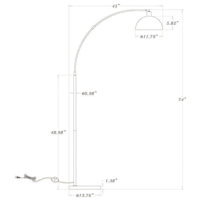 Gloria Floor Lamp - Imperial Furniture (Las Vegas, NV) - Multi Location