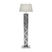 Carmen Geometric Base Floor Lamp Silver - Imperial Furniture (Las Vegas, NV) - Multi Location